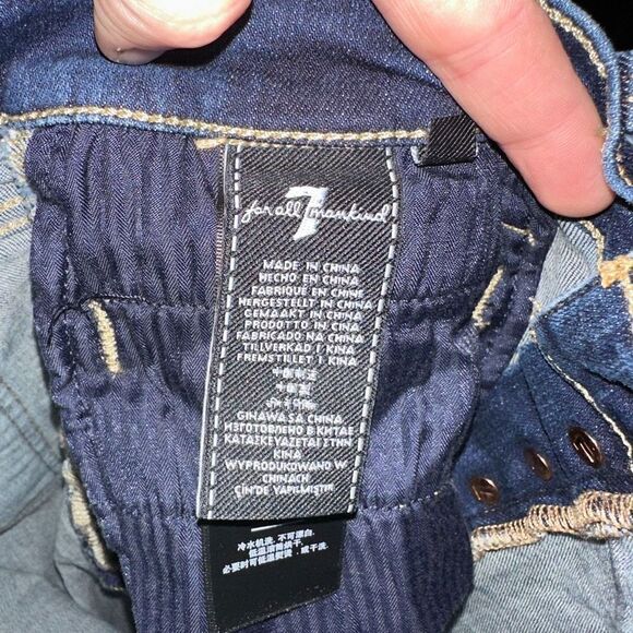 7 for All Mankind dark wash B(lair) high waist ankle 30 jeans - Picture 4 of 5